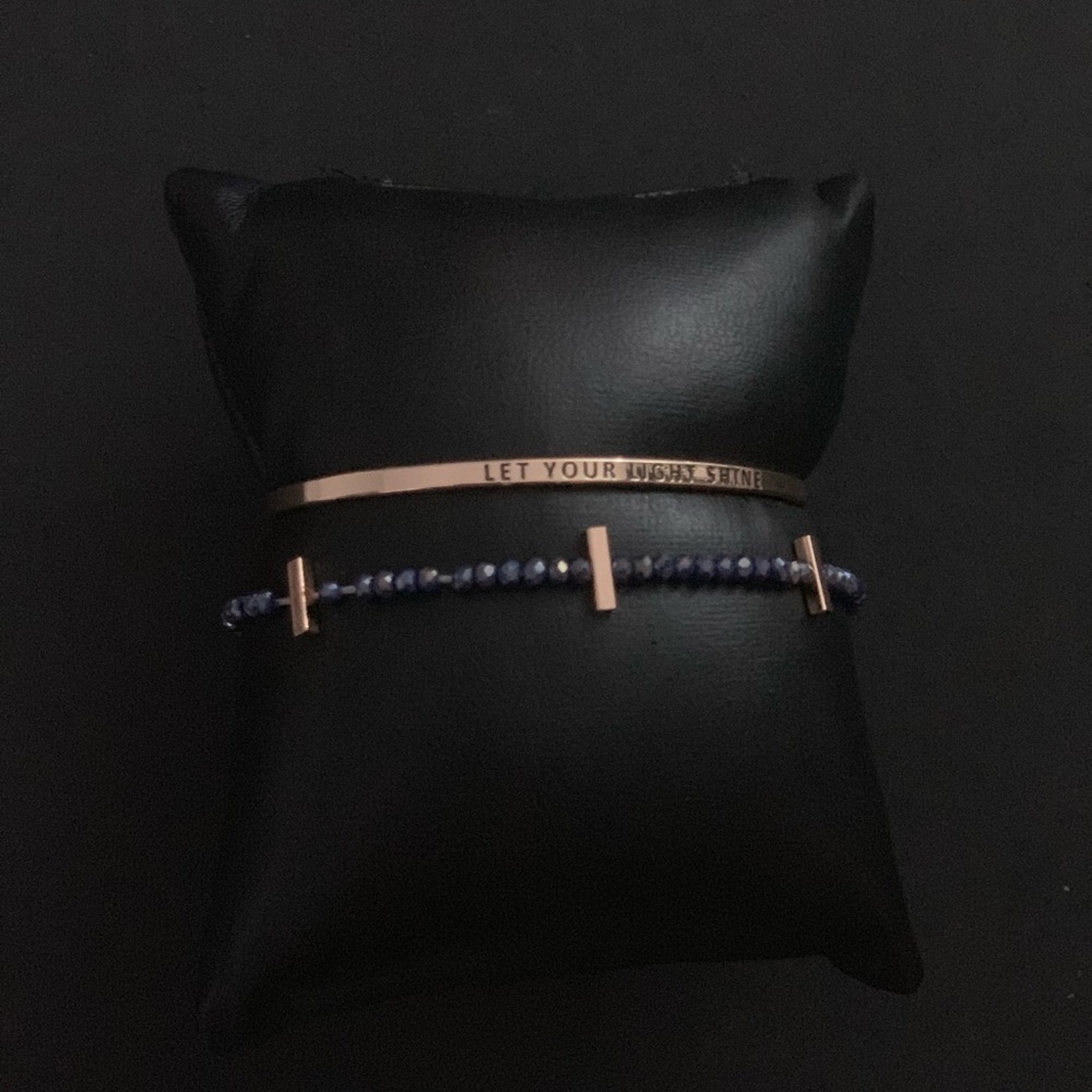 Let The SunShine inspirational stacking bracelets